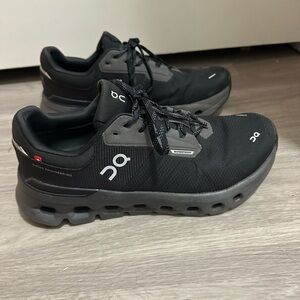 On Cloud Running Women’s Black Running Waterproof Shoes